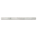 Arabescato Carrara Pencil Molding 3/4x3/4 Honed Marble Trim