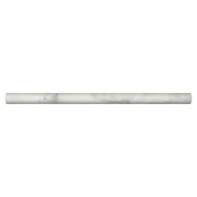 Arabescato Carrara Pencil Molding 3/4x3/4 Honed Marble Trim