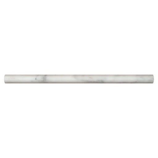 Arabescato Carrara Pencil Molding 3/4x3/4 Honed Marble Trim