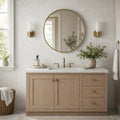 Arabescato Carrara 3x6 Honed Marble Tile — Bathroom wall