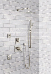 Arabescato Carrara 4x12 Honed and Beveled Marble Tile