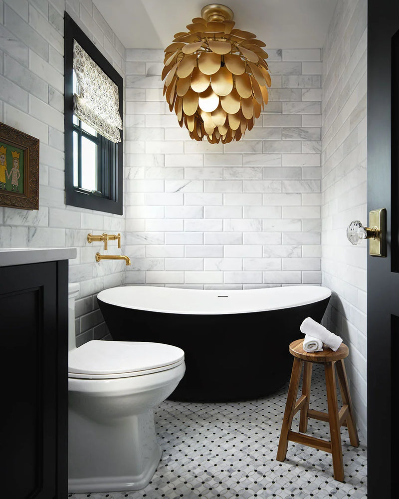 Arabescato Carrara 4x12 Honed and Beveled Marble Tile