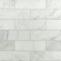 Arabescato Carrara 4x12 Honed Marble Tile
