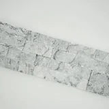 Rockmount Arabescato Carrara 6x24 Panel Splitface Marble Ledger Stone