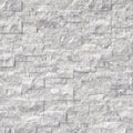Arabescato Carrara 6x18 Corner Splitface Marble Ledger Stone