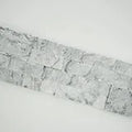 Arabescato Carrara 6x18 Corner Splitface Marble Ledger Stone