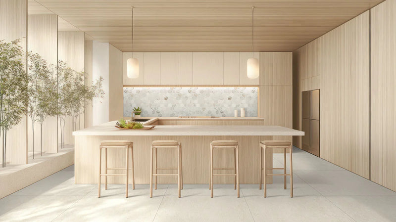 Arabescato Venato White 2" Hexagon Honed Marble Mosaic Tile