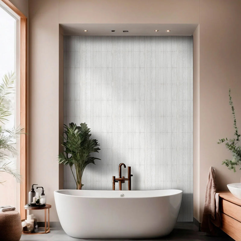 Arabescato Venato White 4x12 Honed Marble Tile