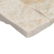 Arctic Golden 6x18 Corner Splitface Quartzite Ledger Stone