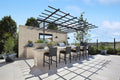 Arctic Golden 6x24 Panel Splitface Quartzite Ledger Stone