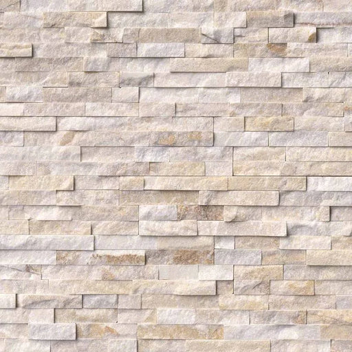 Arctic Golden 6x18 Corner Splitface Quartzite Ledger Stone