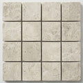 Arctic Gray 1x1 Square Honed Limestone Mosaic close-up