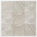 Arctic Gray Limestone Tile 12x12 Honed 3/8 inch close-up