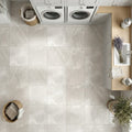 Arctic Gray Limestone Tile 12x12 Honed 3/8 inch — Laundry Room floor