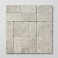 Arctic Gray Limestone Tile 3x6 Tumbled 3/8 inch close-up