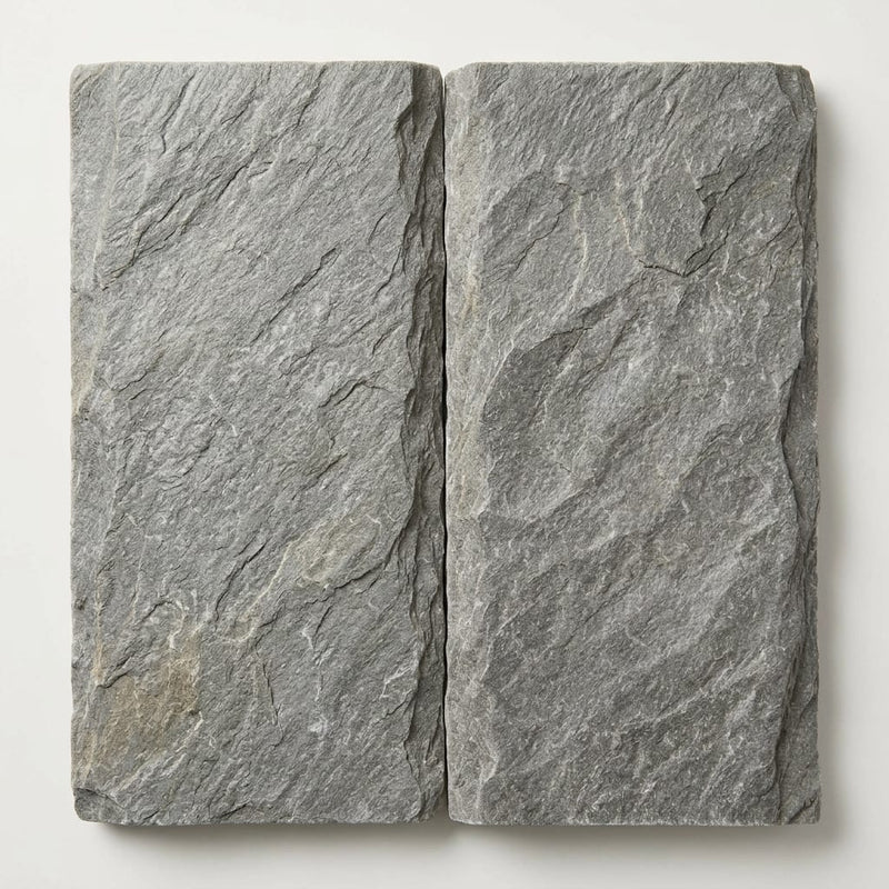 Arctic Mist Quartzite Natural 10 x 24 x 2 Quartzite Wall Cap Cap 12x24 close-up
