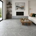 Arctic Mist Quartzite Natural 12 x 24 x 2 Quartzite Wall Cap Cap 12x24 tile — Living Room floor