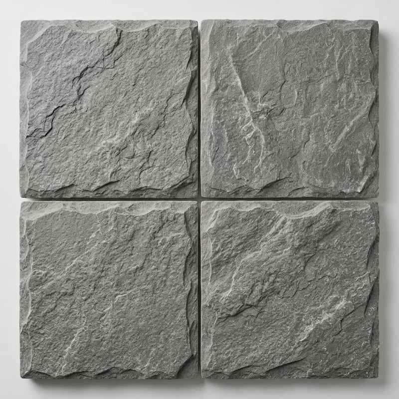 Arctic Mist Quartzite Natural 21 x 21 x 2 Quartzite Column Cap Cap 20x20 close-up