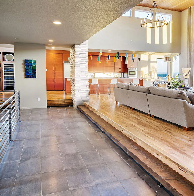 Arctic White 6x18 Corner 3D Honed Marble Ledger Stone