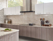 Arctic White 6x24 Panel Splitface Marble Ledger Stone