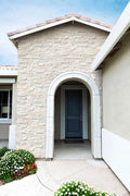 Arctic White 6x24 Panel Splitface Marble Ledger Stone