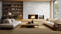 Arctic White 9x18 Corner Splitface Quartzite Ledger Stone