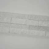 Arctic White Mini 4.5x16 Splitface Marble Ledger Stone