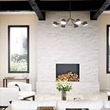 Arctic White 6x24 Panel Multi Finish Marble Ledger Stone