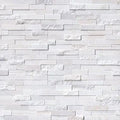 Arctic White 6x18 Corner Multi Finish Marble Ledger Stone