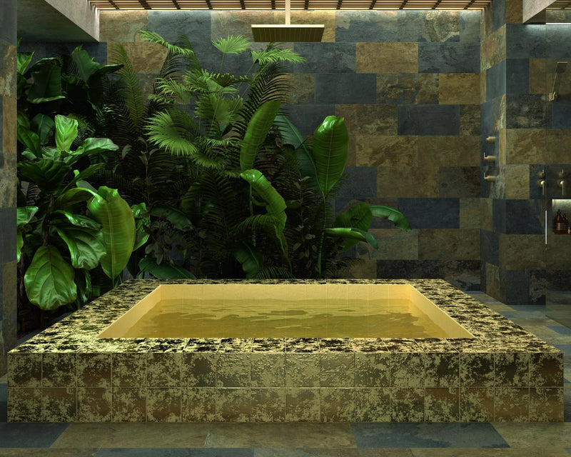 Golden Stone 5.8x5.8 Glossy Ceramic Tile