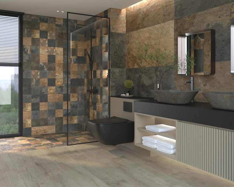 Quercus Antico 8.7x47.2 Wood Look Porcelain Plank