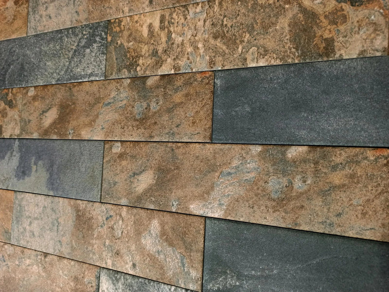 Ardesia Multicolore 5.8x5.8 Bullnose Ceramic Trim