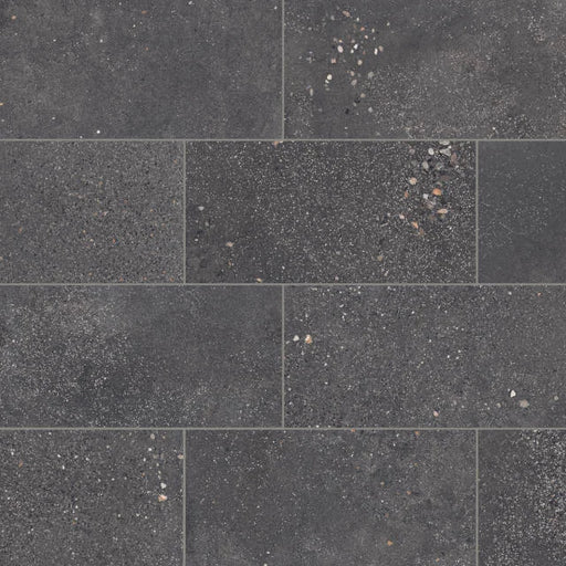 Area 51 Black 24x12 Field Matte Ceramic Tile