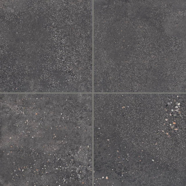 Area 51 Black 24x24 Matte Ceramic Field Tile