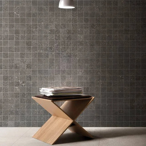 Area 51 Black 2x2 Matte 12x12 Porcelain Mosaic