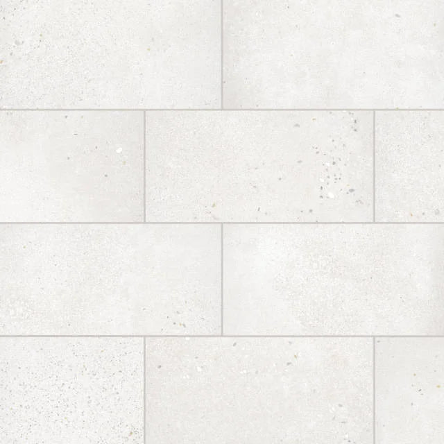 Area 51 White 24x12 Matte Ceramic Field Tile