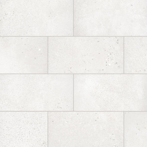 Area 51 White 24x12 Matte Ceramic Field Tile