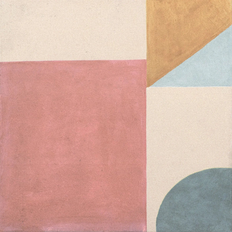 Art Multicolor 8x8 Glazed Porcelain Tile