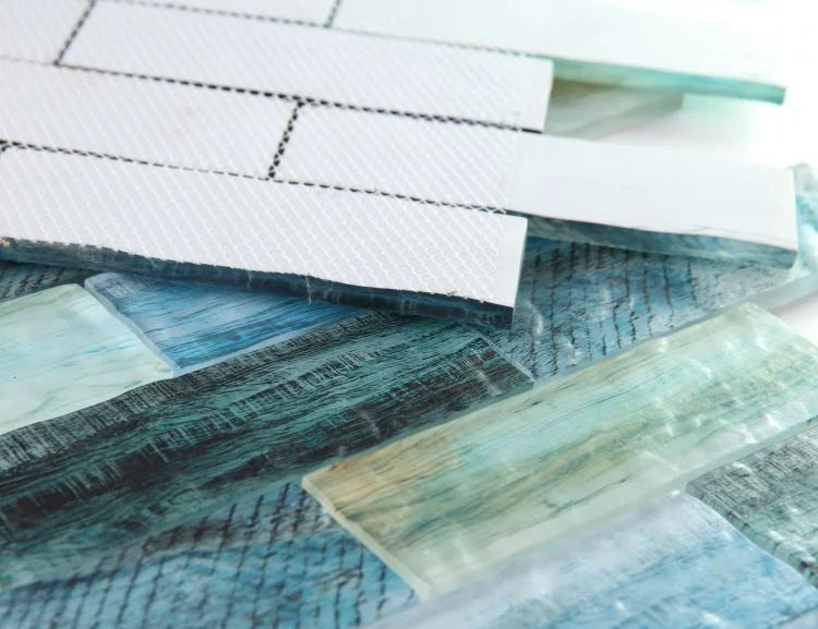 Art Wood Forest 11.75x11.75 Glass Mosaic