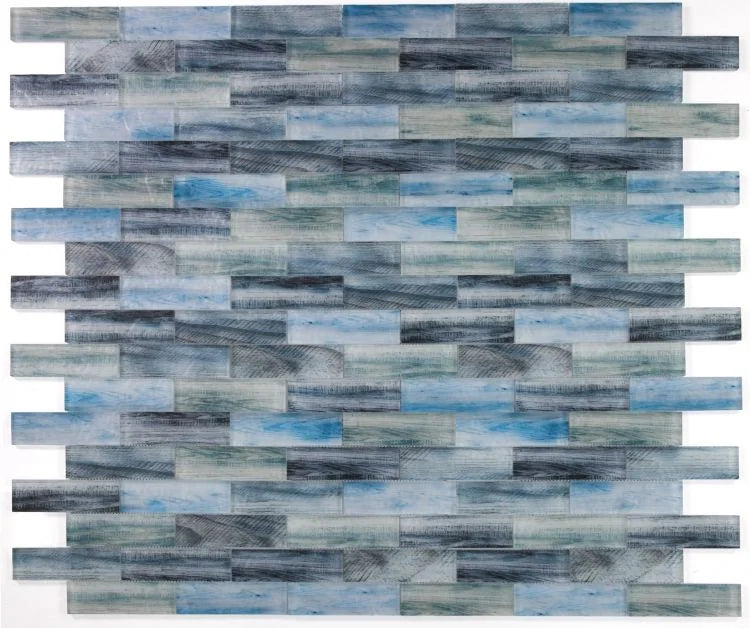 Art Wood Ocean 11.75x11.75 Glass Mosaic