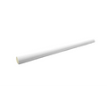 Arte White 1/2x8 Pencil Bullnose Glossy Ceramic Trim