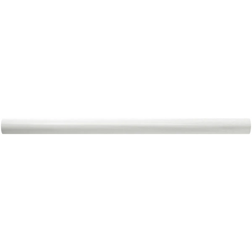 Arte White 1/2x8 Pencil Bullnose Glossy Ceramic Trim