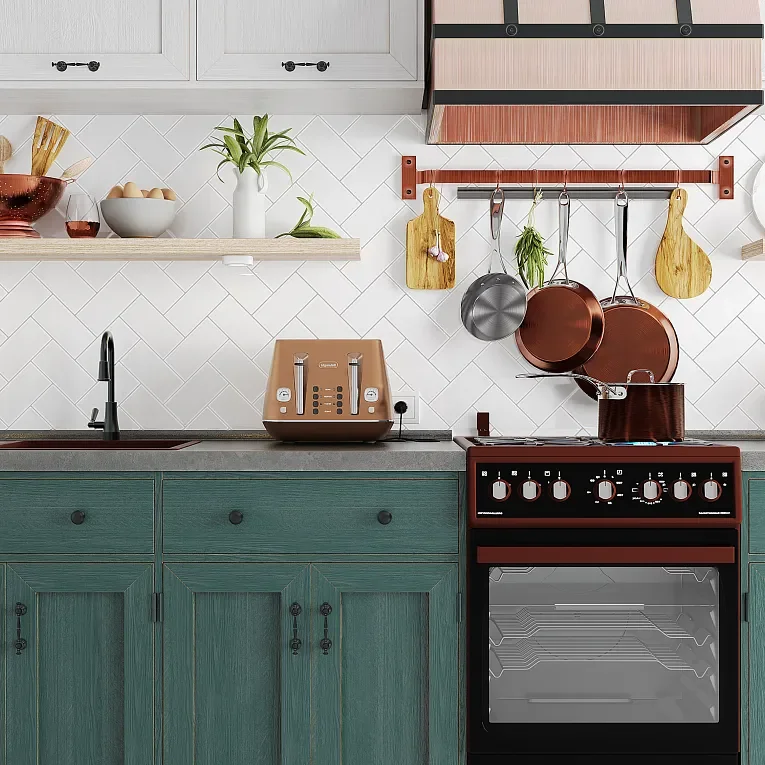 Arte White 1x1 Beak Glossy Ceramic Trim