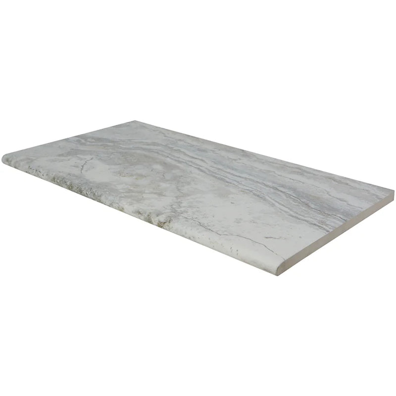 Arterra Argento Travertino 13x24 Matte Porcelain Pool Coping