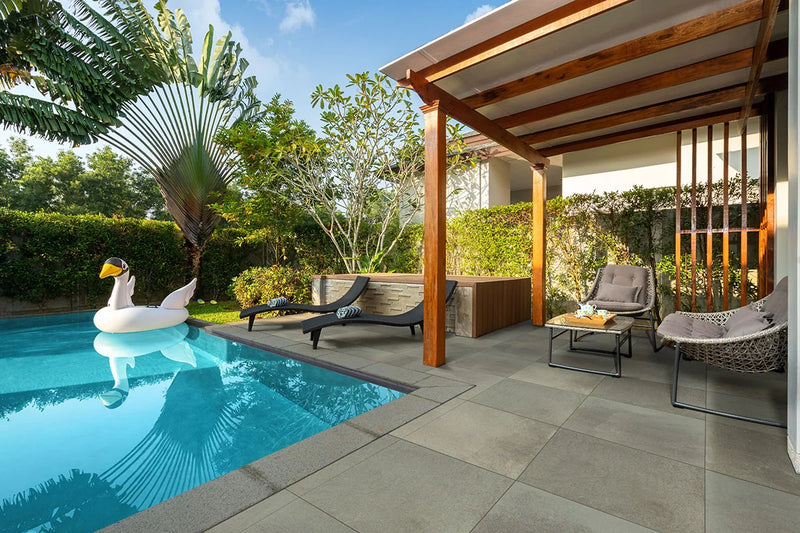 Arterra Full Range Bluestone Jumbo Pattern Matte Porcelain Paver