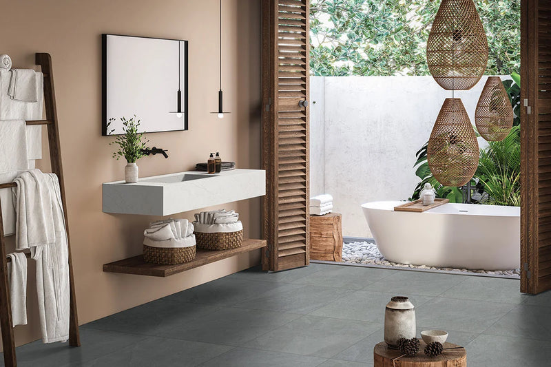 Arterra Legions Midnight Montage 24x24 Matte Porcelain Paver