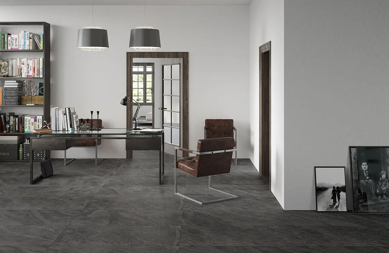 Arterra Legions Midnight Montage 24x24 Matte Porcelain Paver