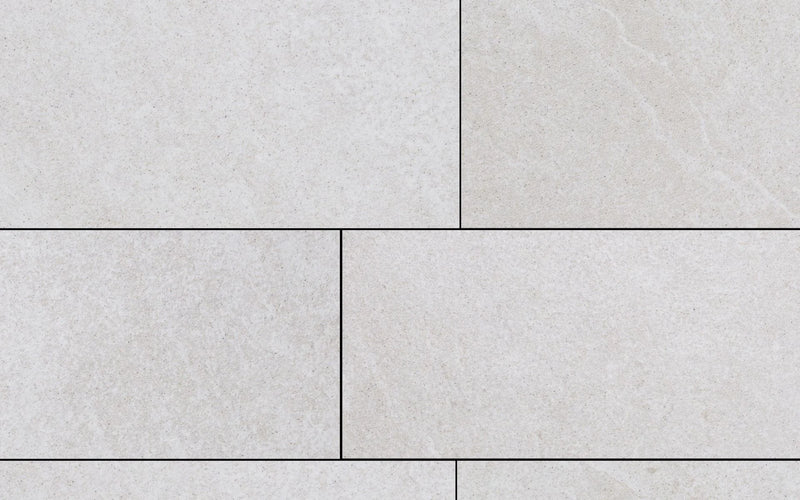 Ash White 12x24 Matte Large Format Porcelain Tile