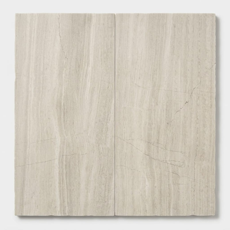 Ashen Grey 24x12 Honed Marble Tile 12x24 close-up