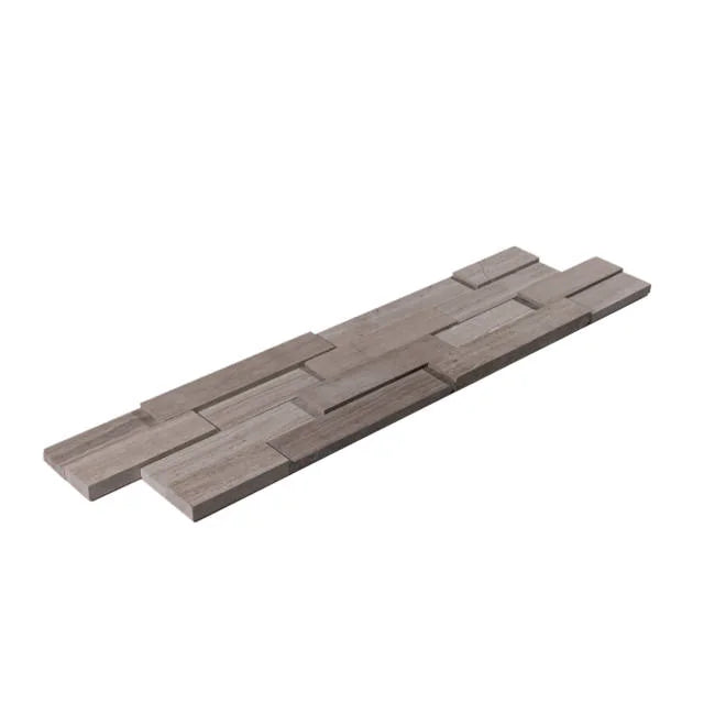 Ashen Grey 24x6 Honed Quartzite Ledger Panel